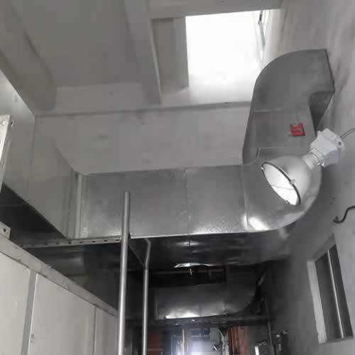 方形邊墻風機通風系統案例